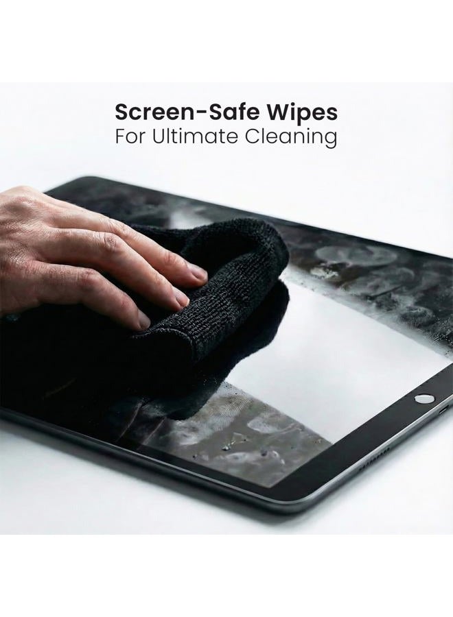 EVEO ® Screen Cleaner Spray Kit (Streak-Free) TV Screen Cleaner for Smart TV, Lcd, LEd, Oled | Computer Screen Cleaner Spray and Wipe Microfiber Cloth - TV, Monitor, Laptop, iPad, Car - 6.7oz 1 Pack - Image 4